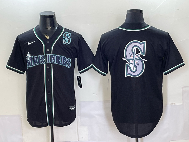 Men 2026 Seattle Mariners blank black Nike MLB Jersey 0801005